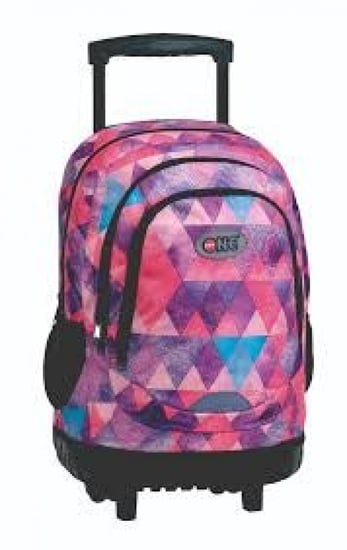 حقيبة مدرسية بعجلات 3 سحابات