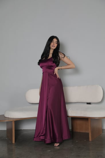 فستان تفته - بنفسجي