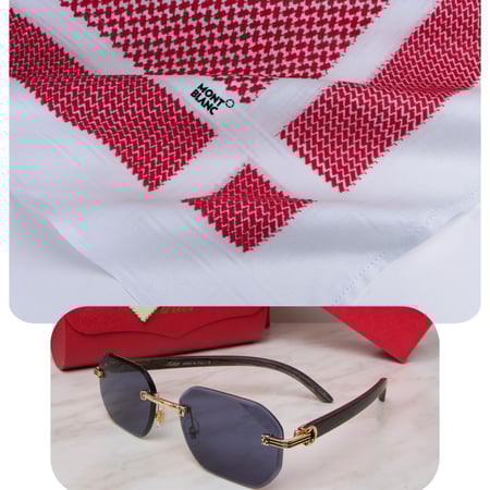 شماغ مونت بلانك + نظارة هدية