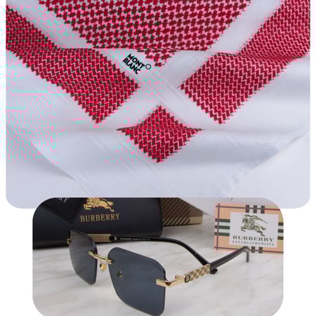 شماغ مونت بلانك + نظارة هدية