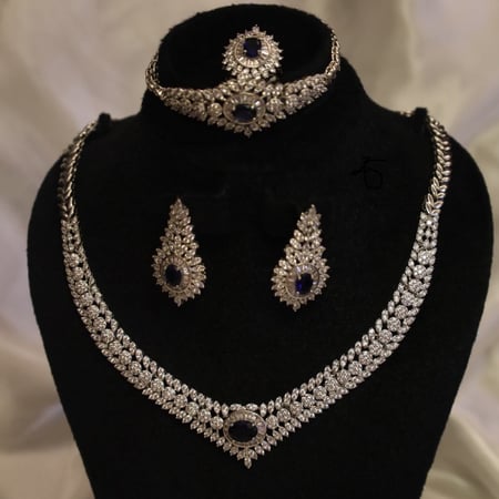 طقم زيركون دقة ألماس