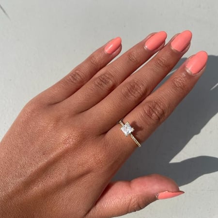 خاتم فضة 925 بكرستال زركون