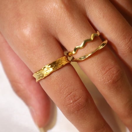 خاتم فضة متغير الحجم (resizable)