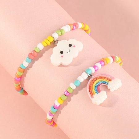 انسيالتين من خرزات الاكريلك