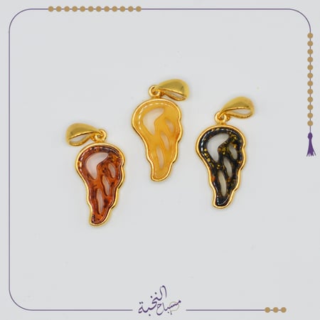 قلادة من كهرمان الطبيعي