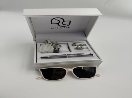 طقم شبيهة رولكس ملون  بنظارة