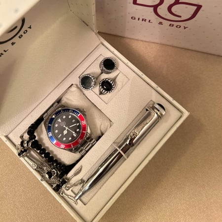 طقم شبيهة رولكس للشباب - طقم رولكس للشباب