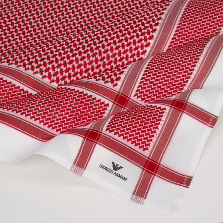 شماغ أرمني احمر + شماغ أرمني احمر شبابي اصدار 2025