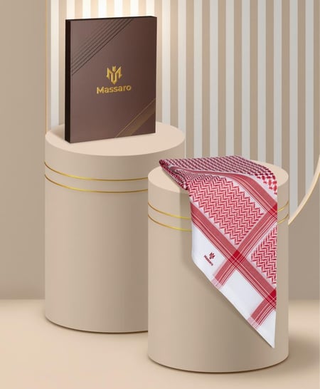 شماغ ماسارو احمر  2026