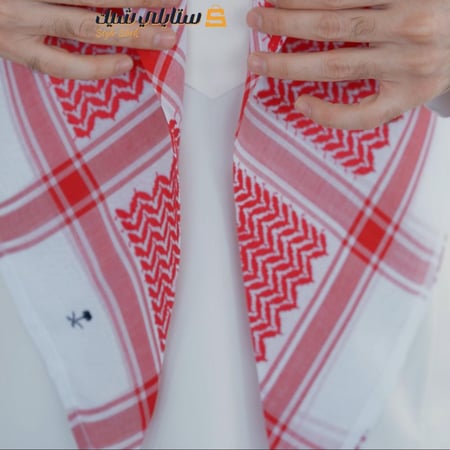 شماغ ملكي الخاص دم الغزال