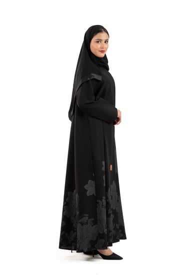 عباية ميون بقماش كتان كوري