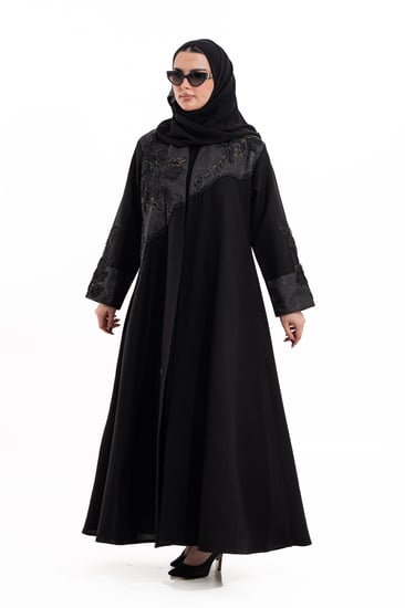 عباية ريفال صيفية اسود