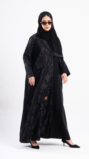 عباية حور بليزر  بدانتيل اندنوسي