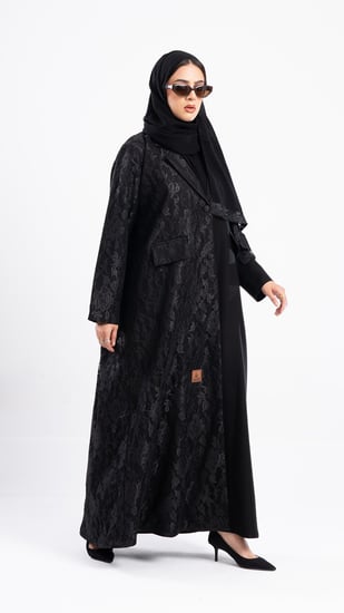 عباية حور بليزر  بدانتيل اندنوسي