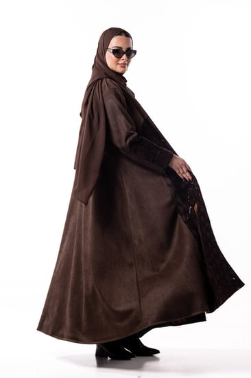 عباية غيم باللون البني