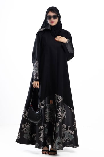 عبايات مناسبات عباية كلوش عبايات مطرزة عبايات ملونة عباية انيقة عباية