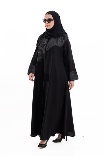 عباية ريفال صيفية اسود