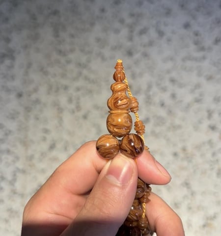 دارسيني (ورشة العمار) 12.5ملي 51 خرزه ستات حزوز