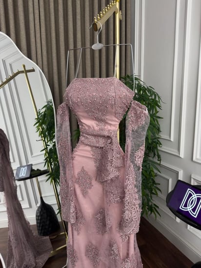 فستان سهره دانتيل راقي