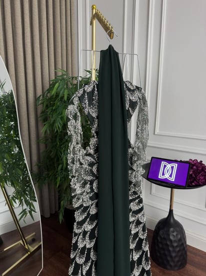 فستان سهره   زيتي فخم