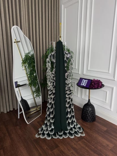 فستان سهره   زيتي فخم