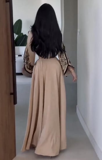 فستان سهره  ذهبي فخم