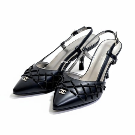 كعب شانيل M1 black مقاس 37