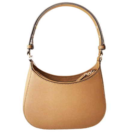 Tory Burch Emerson Saffiano Leather بني