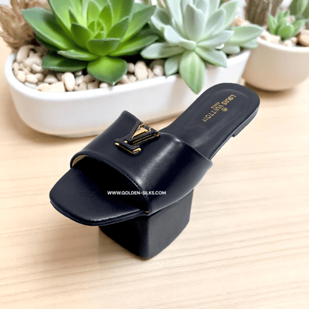 حذاء فلات ال في أسود مقاس 38