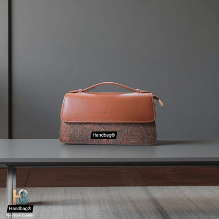 شنطة ايترو STYLISH  وسط براون