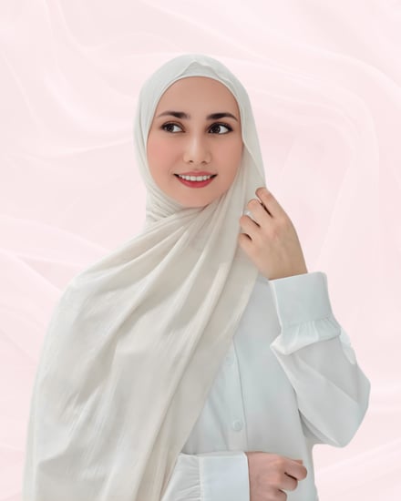 حجاب لولوه قطن كويتي