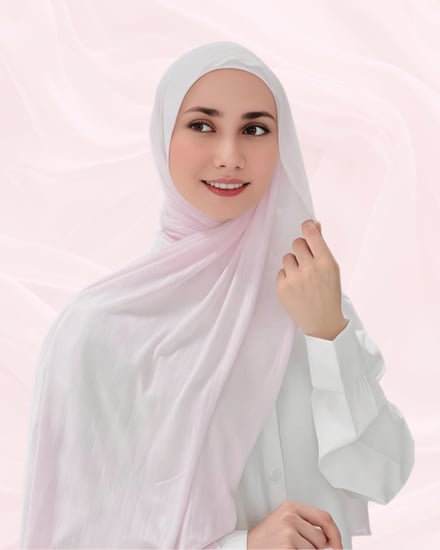 حجاب لولوه قطن كويتي