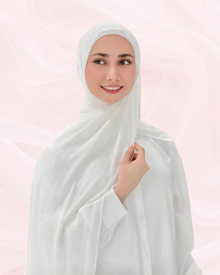 حجاب لولوه قطن كويتي