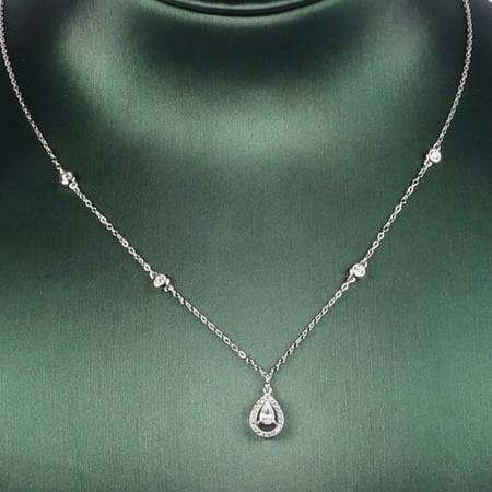 قلادة طقم رواق فضه 925