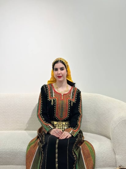 ثوب عسيري اسود رقم 34