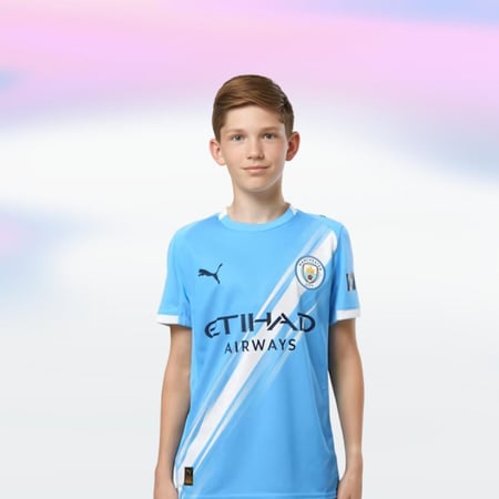 طقم مانشستر سيتي الأول للأطفال موسم 2025/2026