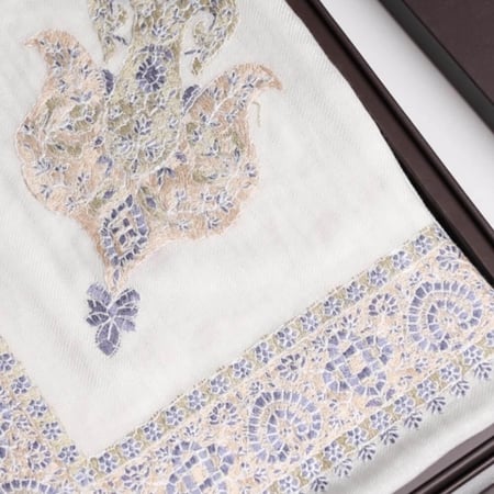 شال صوف كشميري D10