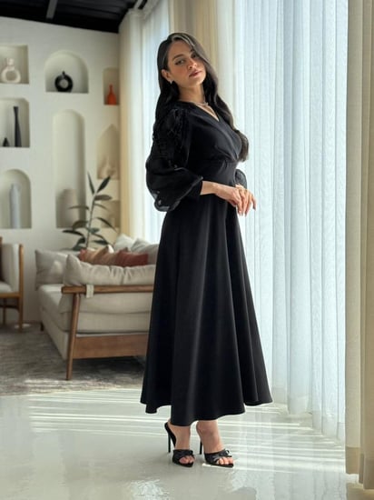 فستان قصير بخامة طبية