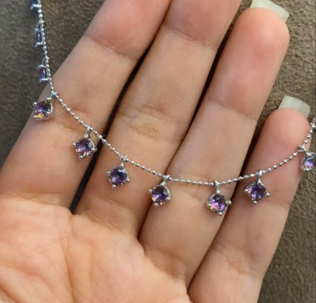 تشوكر فضة استرلينية عيار 925