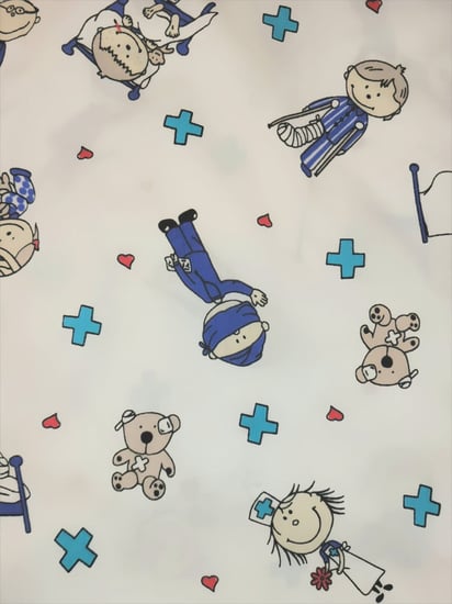 موديل سكراب طبي نسائي - طقم كامل - خامة تريكوتون