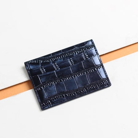 حامل بطاقات رقة - أسود