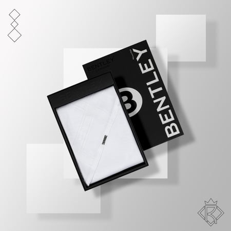 شماغ بنتلي ابيض  2024