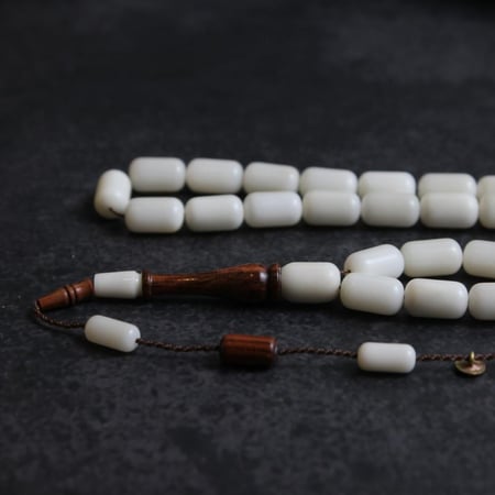 سبحة جوز التوغوا وخشب الثعبان