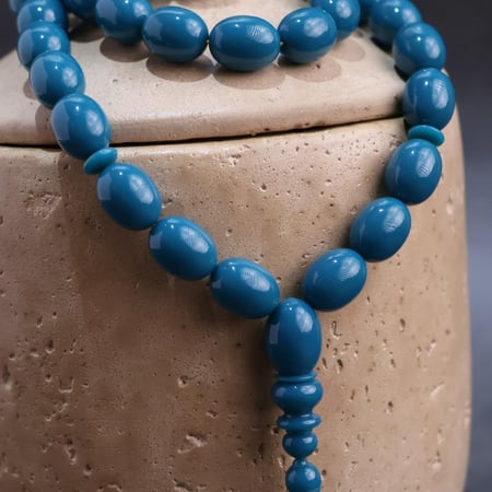 سبحة بولينج قديم تركوازي