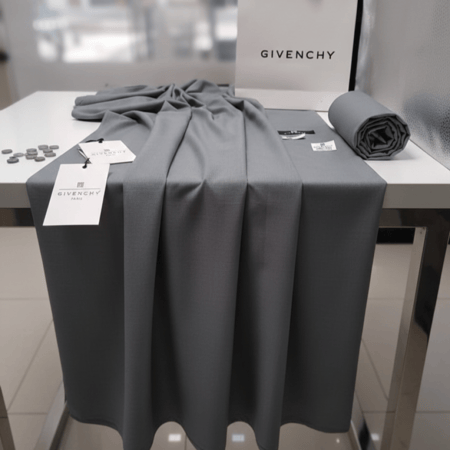 قماش جفنشي رمادي شتوي للمناسبات الرسمية