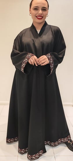 عباية قماش كتان