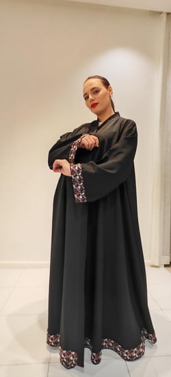 عباية قماش كتان