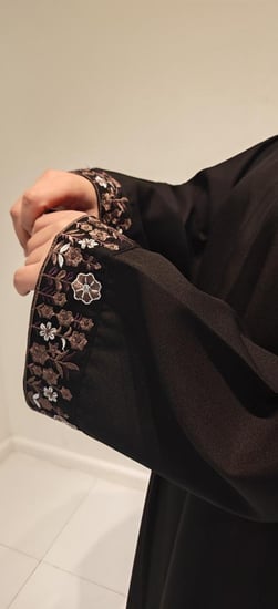 عباية قماش كتان