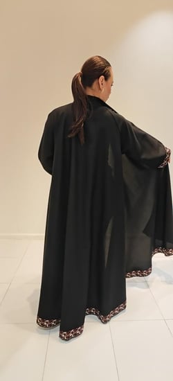 عباية قماش كتان