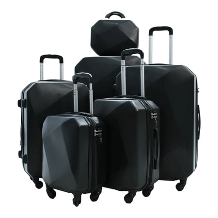 طقم شنط سفر لون أسود